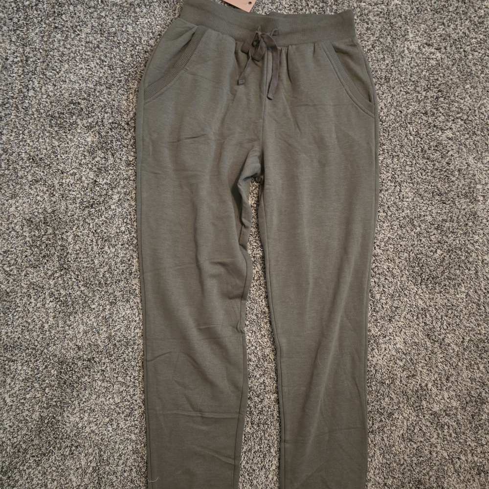 COZIE By Pink Rose Womens Olive Green Jogger Pants